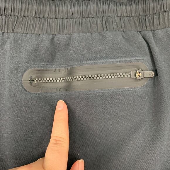 Derek Lam 10C x Athleta Shorts Womens S Small Black Drawstring Zip Pockets *READ - Picture 8 of 14